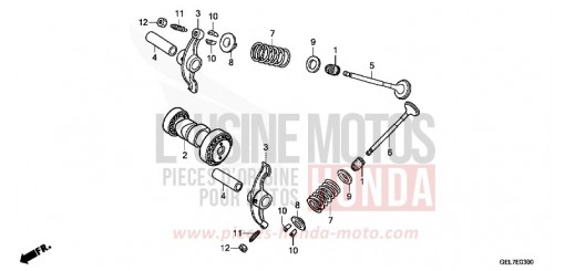 ARBRE A CAMES/SOUPAPE CRF50FC de 2012